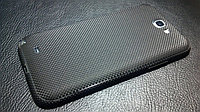Декоративная защитная пленка для Samsung Galaxy Note II микро карбон черный