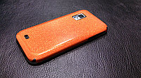 Декоративная защитная пленка для Samsung i500 Galaxy S оранжевый блеск