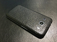 Декоративная защитная пленка для Samsung SM-G350E Galaxy Star Advance "рептилия черная"