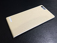 Декоративная защитная пленка для Huawei P6 рептилия бежевая