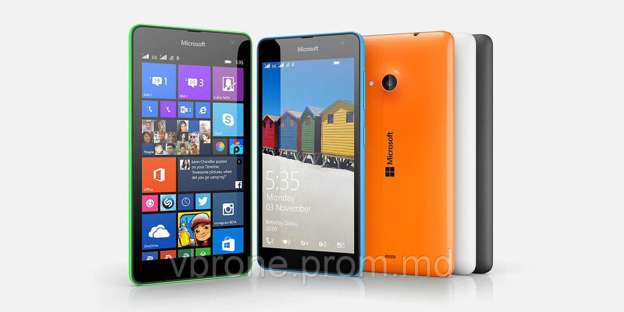 Бронированная защитная пленка для Nokia Lumia 535 Dual SIM - фото 1 - id-p3868647