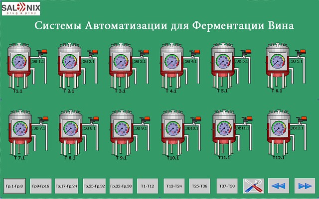 Систему автоматизированного контроля и управления температурой ферментации Вина в танках - фото 1 - id-p479995