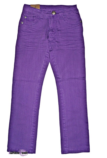 HW-Fashions джинсы стречь на девочку, размер 128 см - фото 1 - id-p491843
