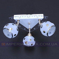 Потолочная люстра LED IMPERIA трехламповая с пультом дистанционного управления и диодной подсветкой MMD-513143