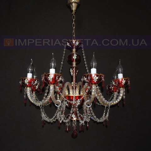 Люстра со свечами хрустальная IMPERIA восьмиламповая MMD-431230 - фото 1 - id-p2835438