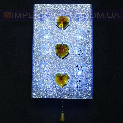 Светильник бра, настенное галогеновое IMPERIA одноламповый со светодиодной LED подсветкой MMD-440604 - фото 1 - id-p2836801