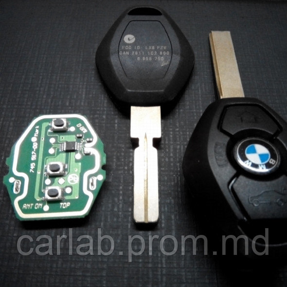 Автомобильные чиповые ключи (с чипом), смарт ключи, карты, брелки и ключи с радиоканалом. - фото 1 - id-p1903137