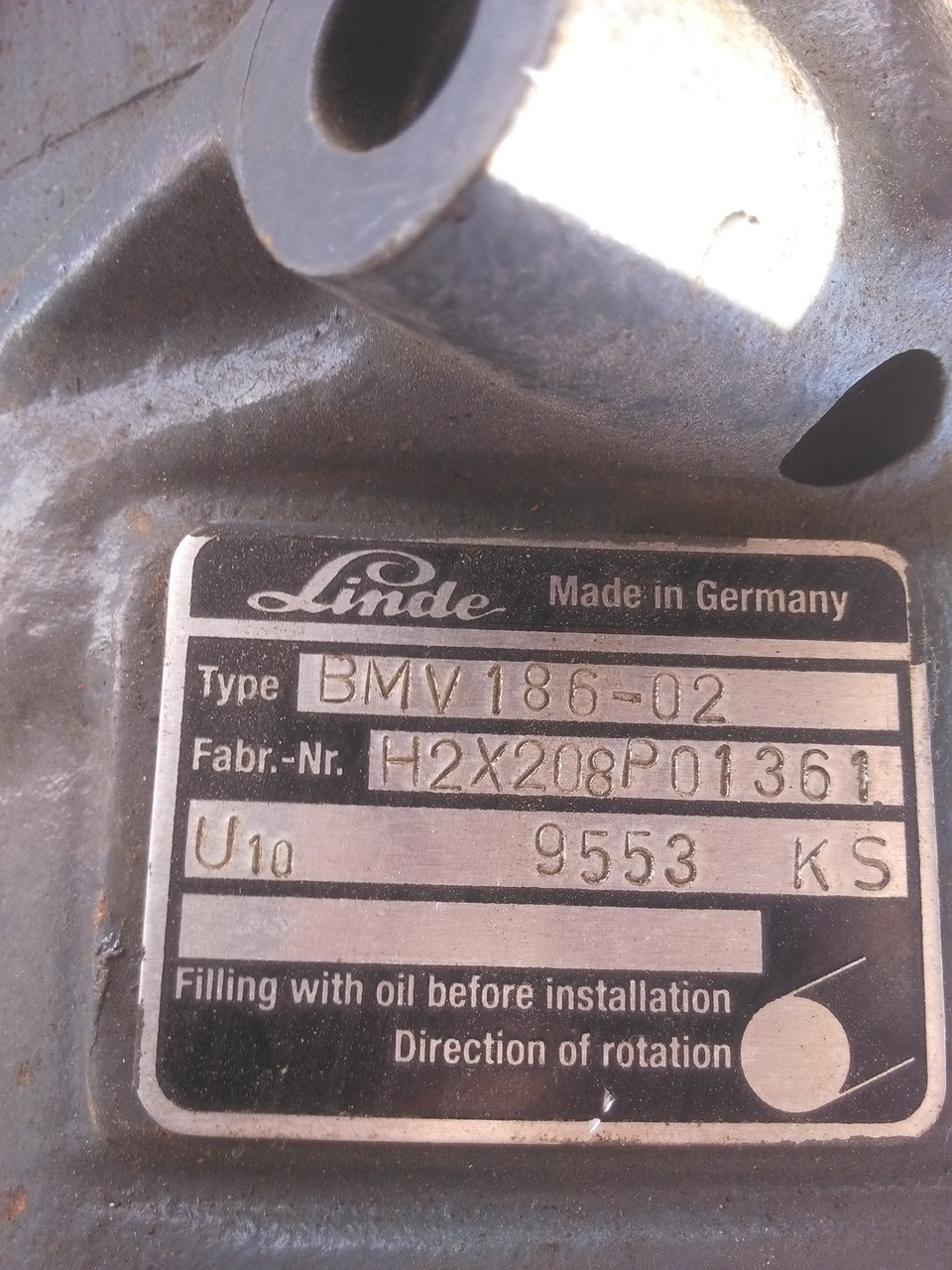 Гидромотор хода Linde BMV186-02 - фото 1 - id-p4127405