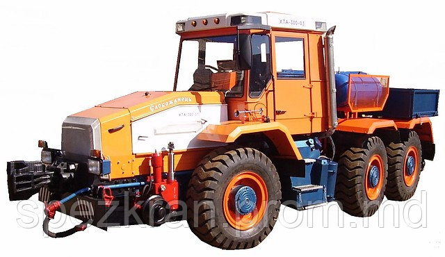 Мотовоз маневровый ММТ-3 на базе трактора ХТА-300 (локомобиль, тяговый модуль, маневровый тягач) - фото 1 - id-p591514