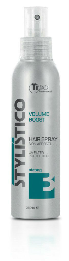 Жидкий лак для волос (лак-спрей) сильной фиксации STYLISTICO VOLUME BOOST - фото 1 - id-p3292847