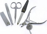 Маникюрный набор ZINGER Original мужской ZM-12-S (5 предметов:кус,ножн,пинц,пилка,книп)
