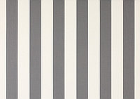Маркизная ткань Dickson Orchestra 8907 ширина рулона 120см полоска белый/темно-серый.