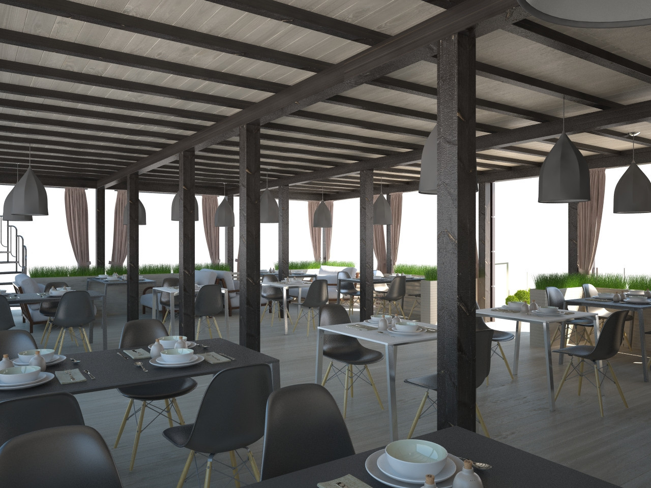 Проектирование и производство летних ресторанов и кафе архитектурное бюро - фото 1 - id-p4178100