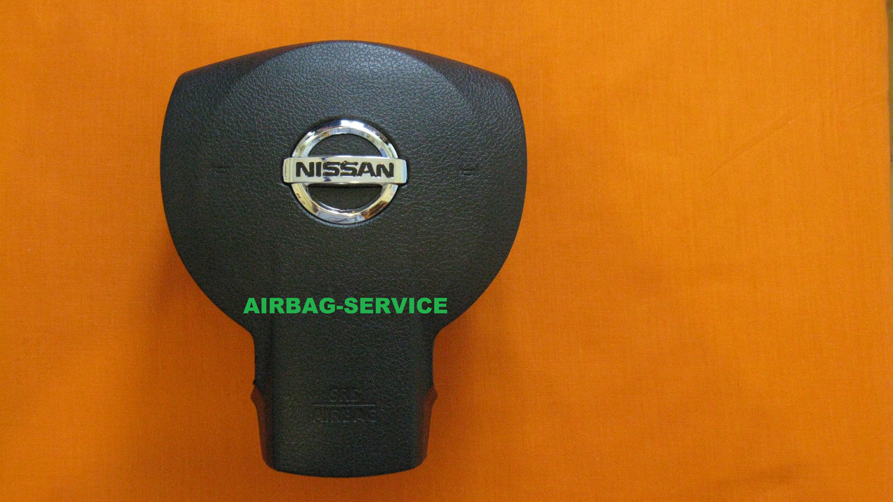 Накладка, заглушка на подушку безопасности, имитация Airbag, крышка в руль на Nissan Navara - фото 1 - id-p4183897