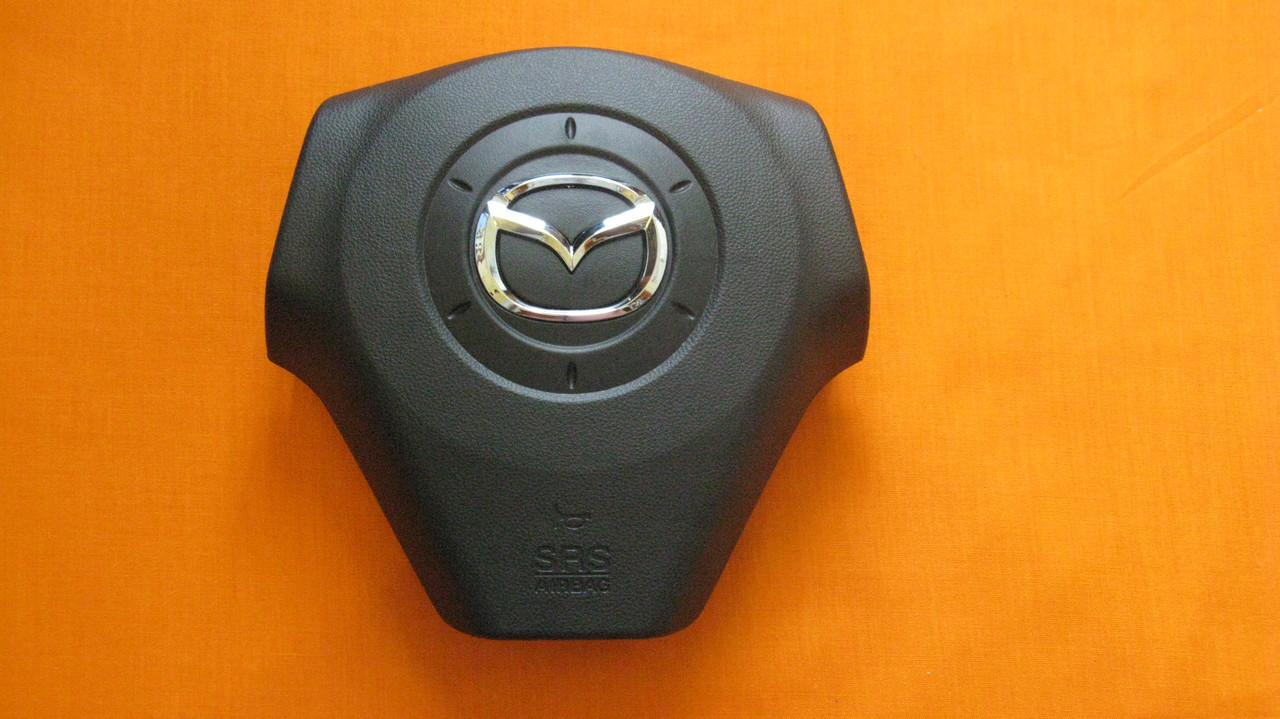 Крышка накладка имитация AIRBAG обманка AIRBAG муляж подушки безопасности Mazda 3 BK 2002-2009 Mazda 5 - фото 1 - id-p4183997