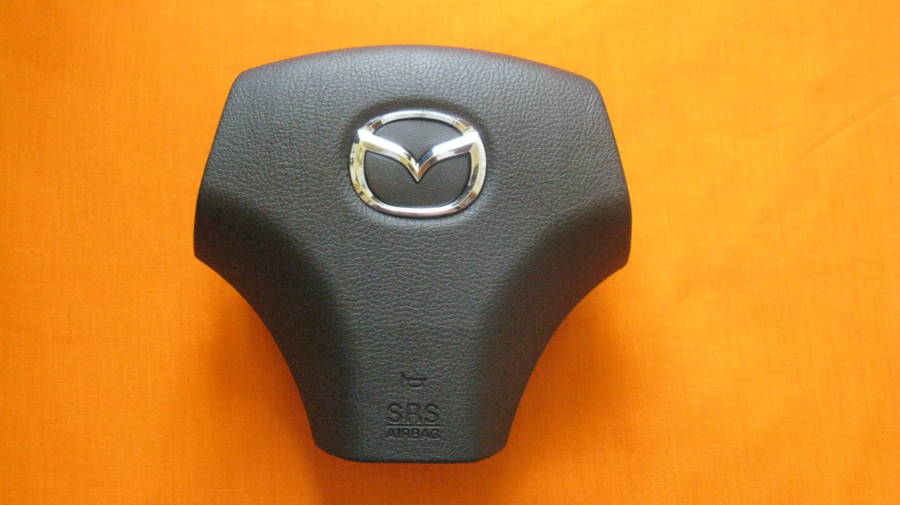 Крышка накладка имитация AIRBAG обманка AIRBAG муляж подушки безопасности Mazda 6 GG 2002-2007 - фото 1 - id-p4184000