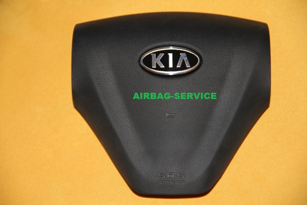 Крышка заглушка накладка обманка муляж подушки безопасности водителя KIA Rio - фото 1 - id-p4184247