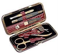 Маникюрный набор ZINGER Original MS-501-G (5 предметов: ножницы, кусачки, пинцет,пилка,лопаточка)