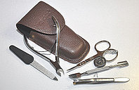 Маникюрный набор ZINGER Original Z-5-S-SF (5 предметов:2 ножн,пилка,пинцет,шабер)