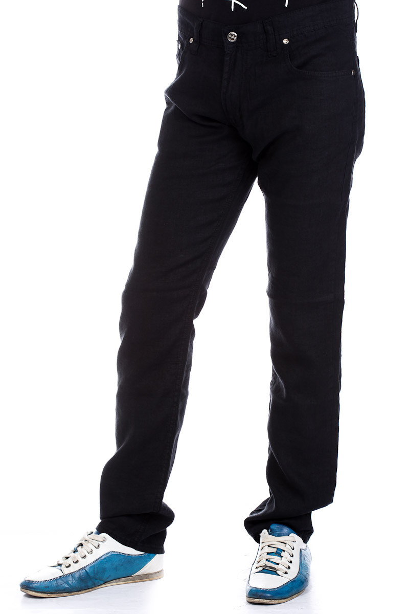 Брюки мужские черные Discaver Jeans 034 (4 ед. 30, 31, 34, 36) - фото 1 - id-p4244328