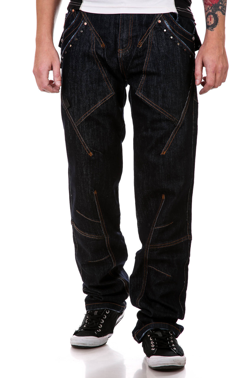 Джинсы мужские темно-синие L&D Jeans T21# (6 ед. 29-34) 6.5$ - фото 1 - id-p4244597