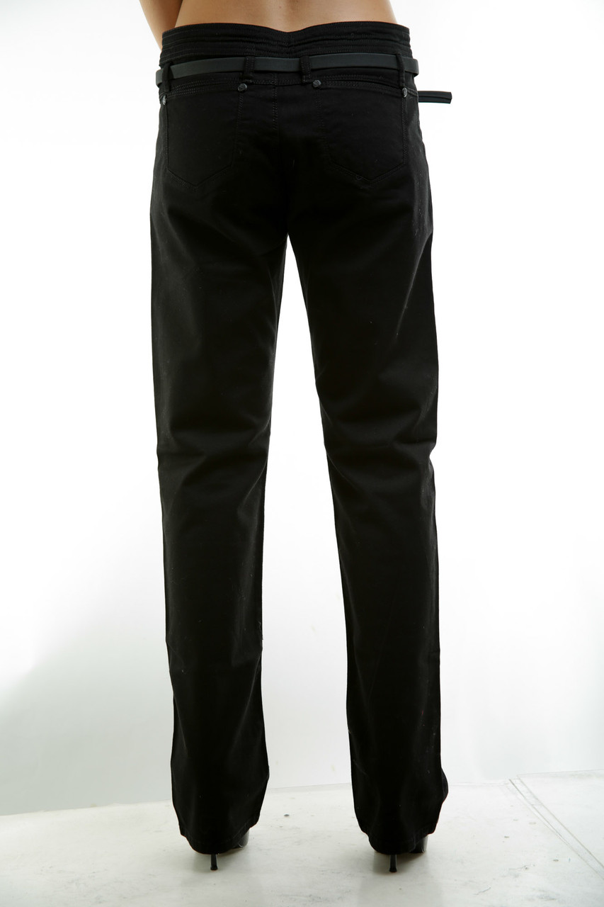 Джинсы женские черные Versace 1476-B1 (4 ед. 30-33, батал) 18$ - фото 1 - id-p4250185