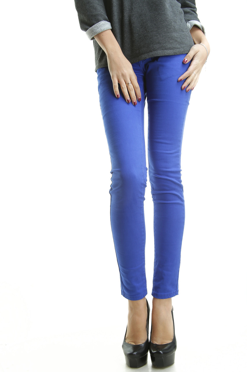Джинсы женские синие Wjtc Jeans WB6410-1# (6 ед.25-30) 10$ - фото 1 - id-p4250405