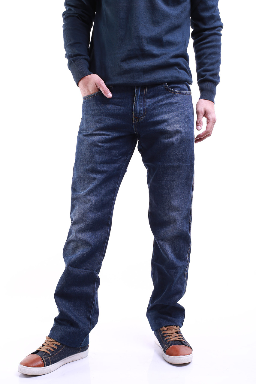 Синие джинсы мужские H2731A - фото 1 - id-p4313809