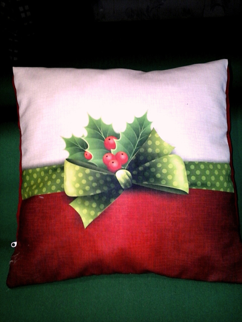 Подушка новогодняя 45*45см идеи для подарков, зеленый - фото 1 - id-p4419071