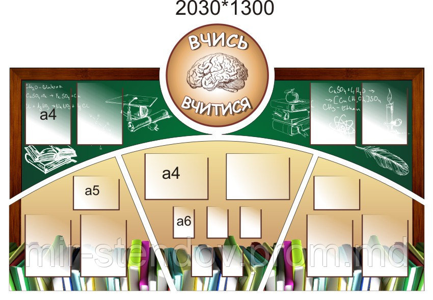 Классный уголок Школьная доска, фото 1