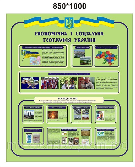 Стенд для кабинета географии, фото 1