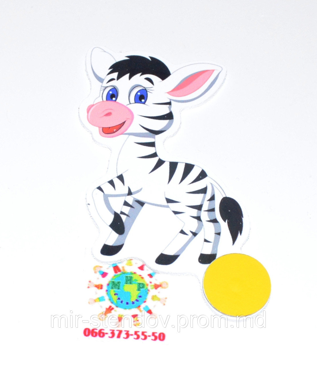 Магнитный стенд для крепления рисунка Зебра, фото 1