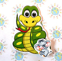 Магнитный стенд для крепления рисунка Змейка