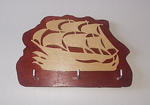 Ключница парусник. Ручная работа