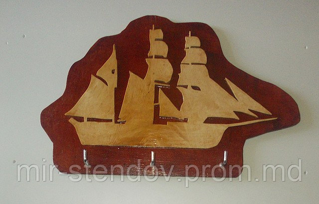 Ключница лодка. Ручная работа, фото 1