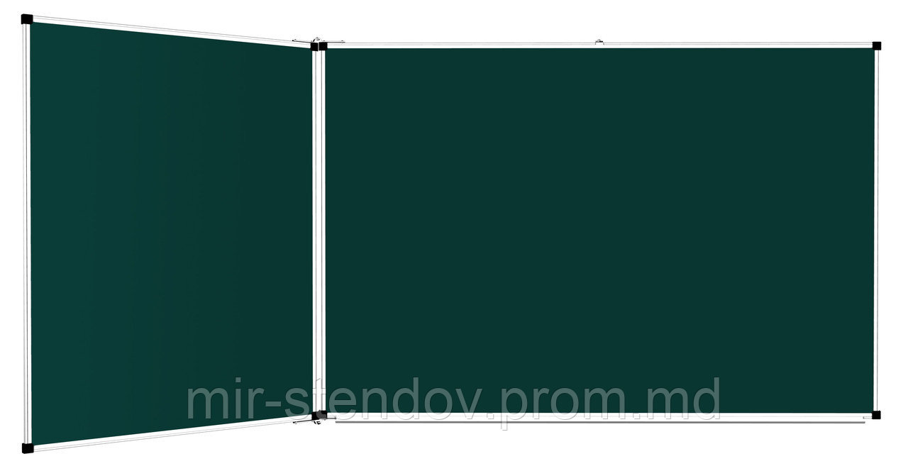 Доска аудиторная магнитная меловая 3х1 м Интеллект, фото 1