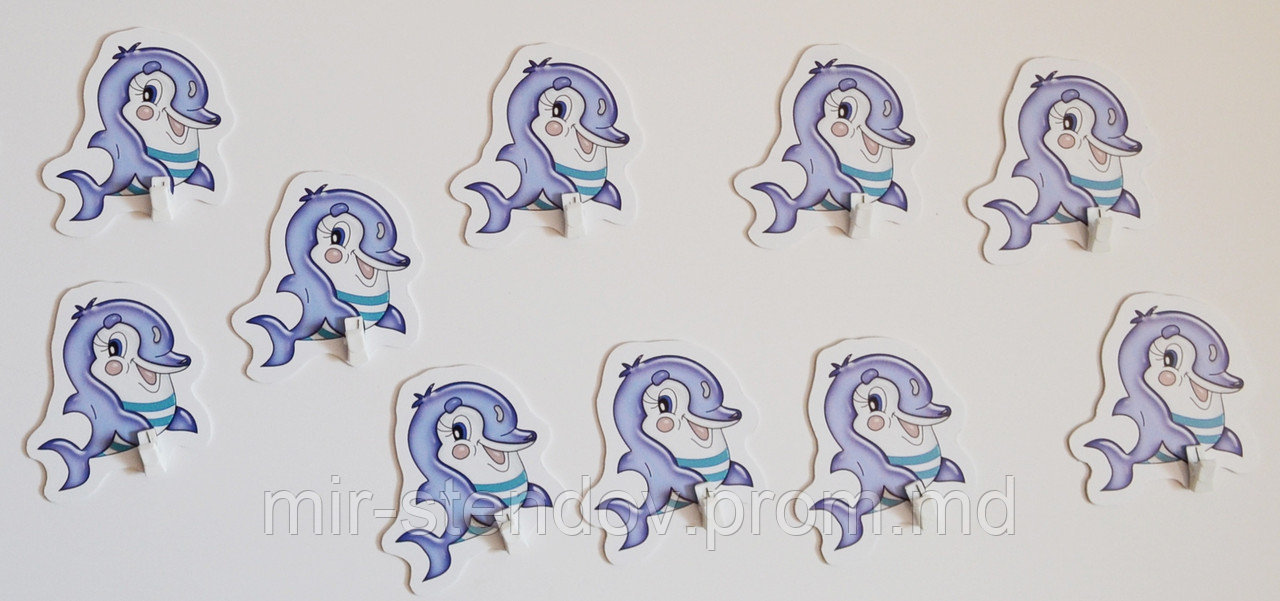 Стенд для рисунков с прищепкой Дельфинчик, фото 1