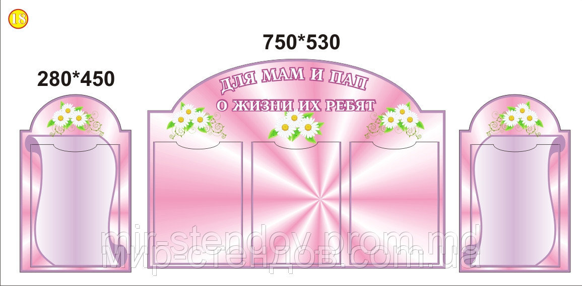 Уголок для родителей Ромашка, фото 1