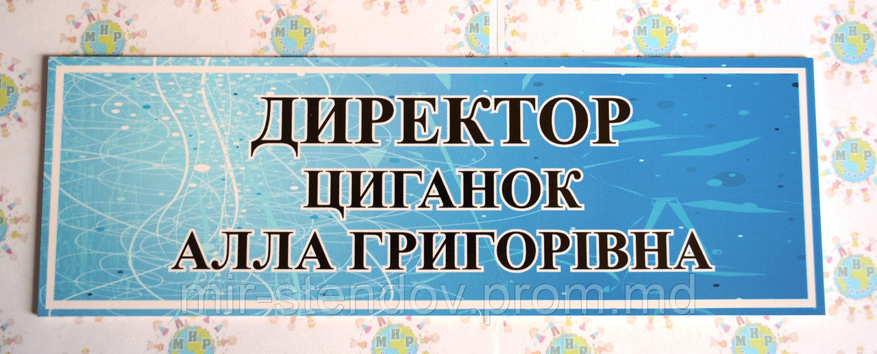 Таблички кабинетные Директор, фото 1