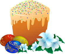 Декоративные стенды к Пасхе Паска с цветами