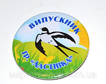 Значок "Выпускник детского сада" Ласточка