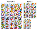 Наклейки на шкафчики, кроватки, полотенечки Фиалки, фото 2