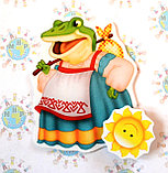 Магнитный стенд для крепления рисунка Лягушка, фото 2