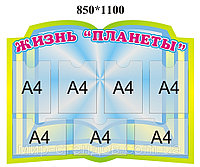 Стенд информация Жизнь Планеты