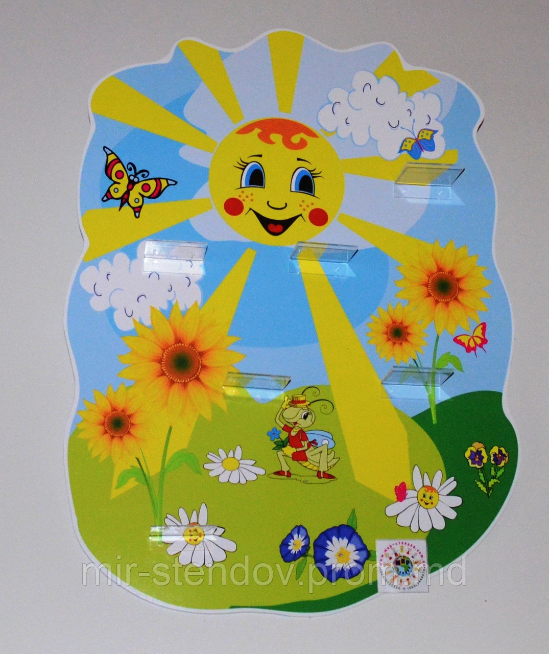 Подставка для лепки Солнышко 3 Подсолнушки, фото 1