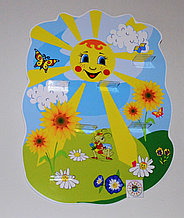 Подставка для лепки Солнышко 3 Подсолнушки