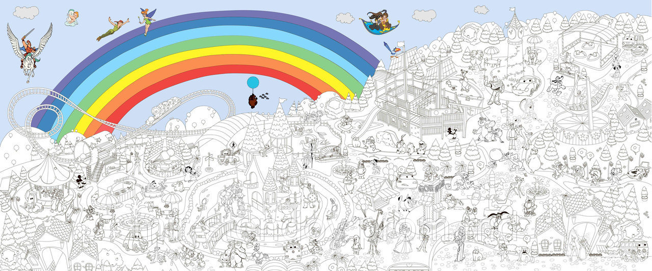 Фото обои - раскраски. Мир чудес, фото 1