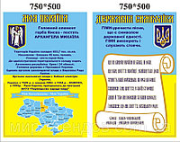 Стенд Государственные символы Украины