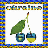 Наклейка на авто Ukraine, фото 4