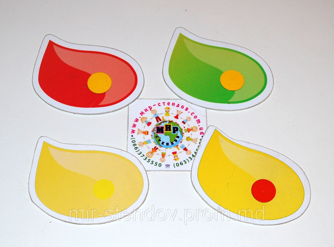 Магнитный стенд для крепления рисунка Капли краски, фото 1